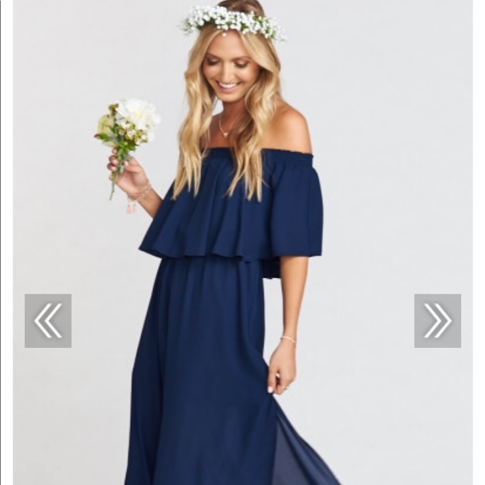 Hacienda Maxi Dress~ Rich Navy Crisp